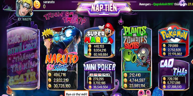 Giới thiệu game Naruto Slots siêu hấp dẫn tại Net88